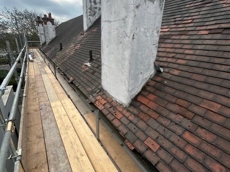 Roof repair by Optimum Roofing in Essex